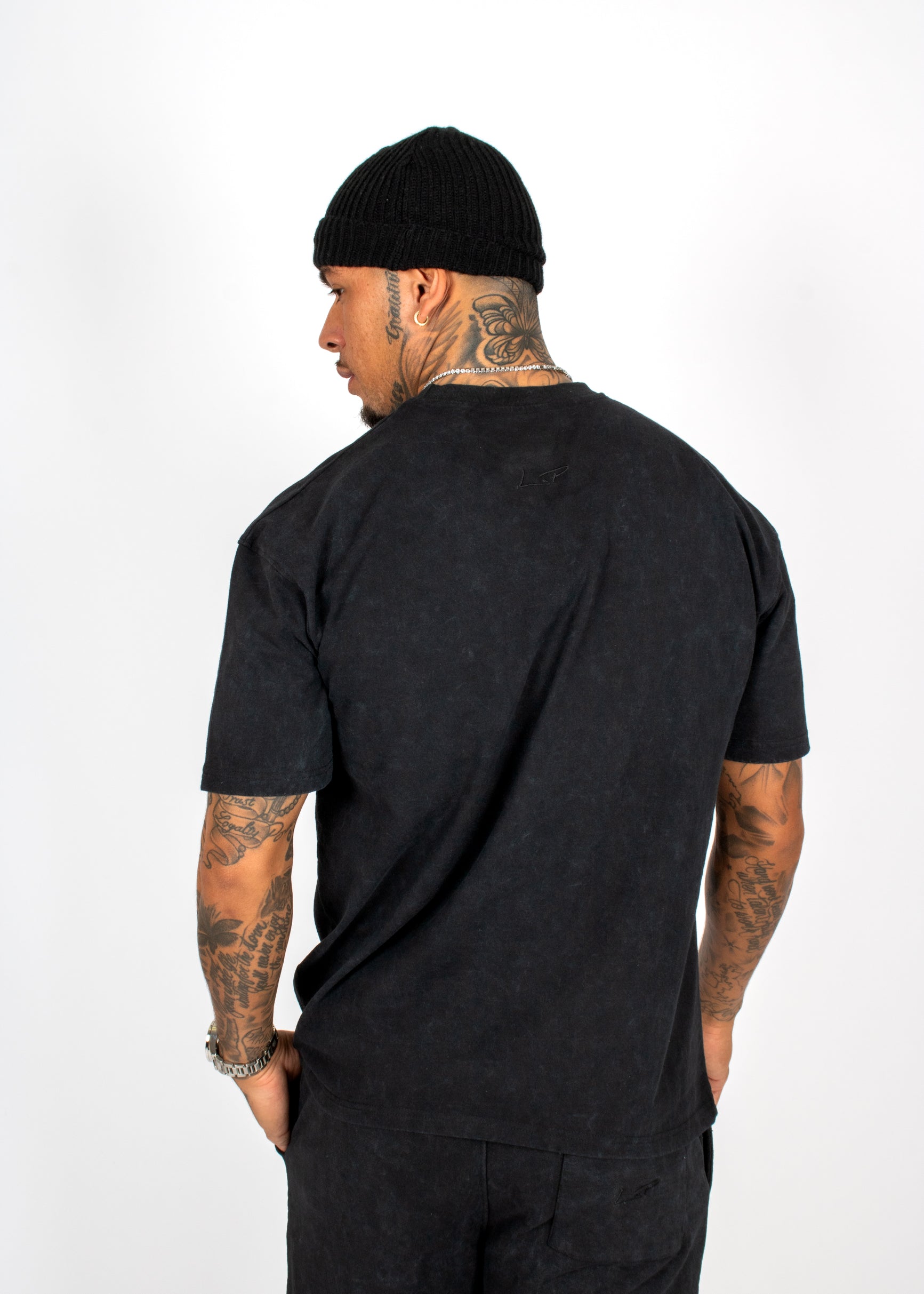 Acid Black Recycled Relaxed Essential T