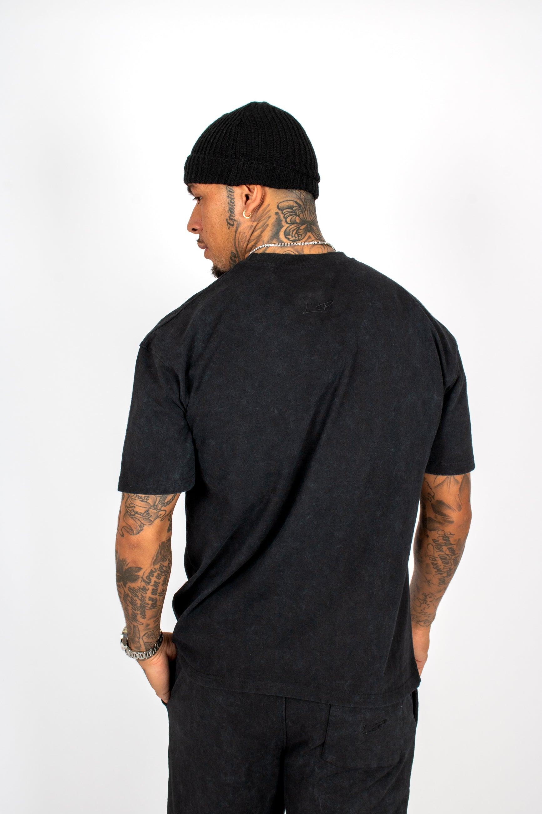 Acid Black Recycled Relaxed Essential T