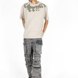 Relaxed Fit Eternal Printed Beige T-shirt