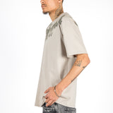 Relaxed Fit Eternal Printed Beige T-shirt