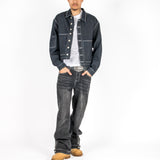 Indigo Contrast Stitch Denim Jacket