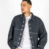 Indigo Contrast Stitch Denim Jacket