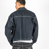 Indigo Contrast Stitch Denim Jacket