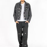 Black Clasp Detail Cargo