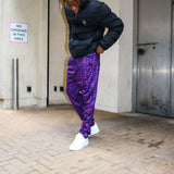 Purple Check Tailored Trouser