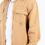 Tan Relaxed Utility Shirt