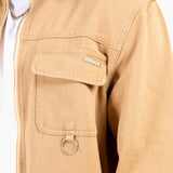 Tan Relaxed Utility Shirt