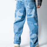 Tonal Camo Super Baggy Jeans