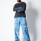Tonal Camo Super Baggy Jeans