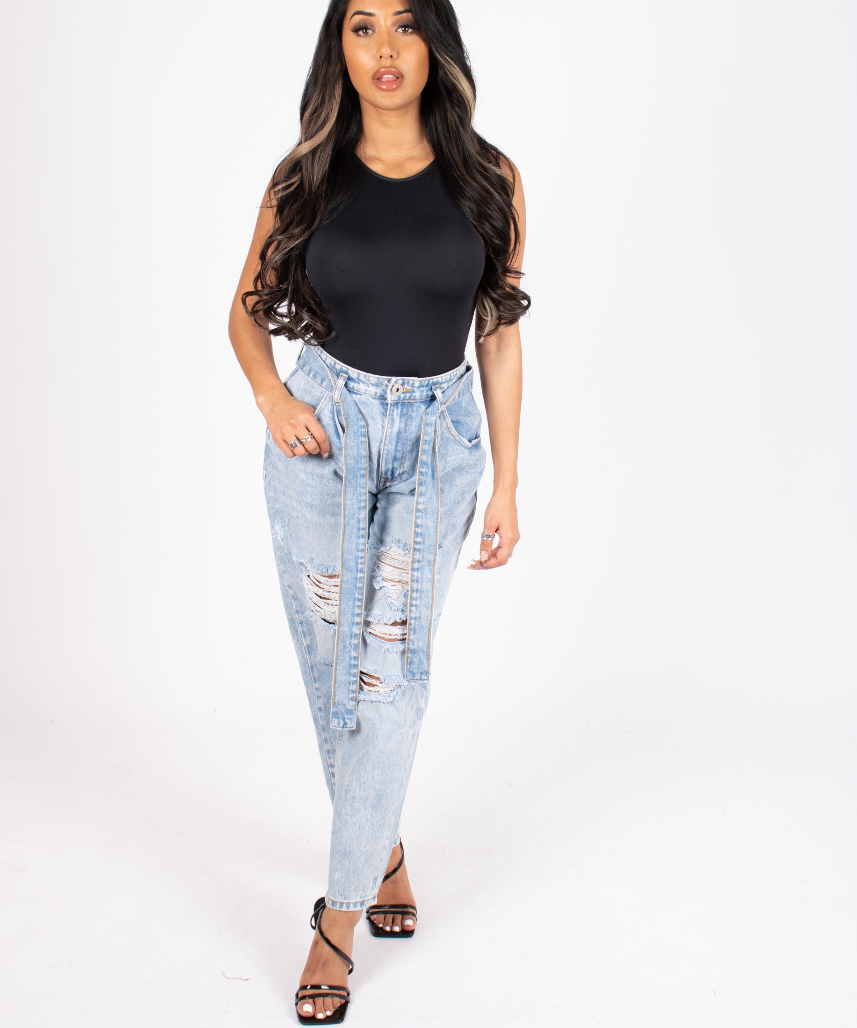 high-rise-belted-mom-jean-ripped-knee