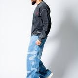 Tonal Camo Super Baggy Jeans