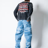 Tonal Camo Super Baggy Jeans