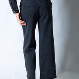 LNP baggy chain detail jean in black