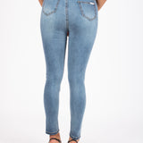 Vintage Wash Distressed Button Up Skinny's