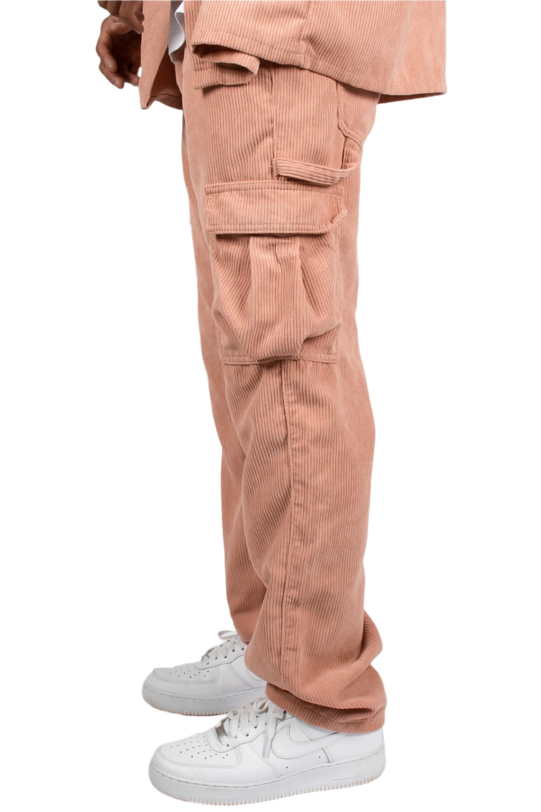 UNLOCK CORDUROY CARGO PANT - SAGE