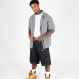 BOXY CHECK PRINT SHIRT