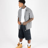 BOXY CHECK PRINT SHIRT