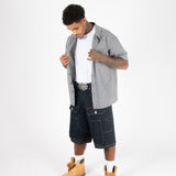 BOXY CHECK PRINT SHIRT