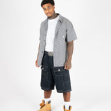 BOXY CHECK PRINT SHIRT