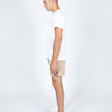 Nylon Desert Shorts With Snake Print Detail