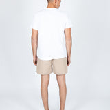 Nylon Desert Shorts With Snake Print Detail
