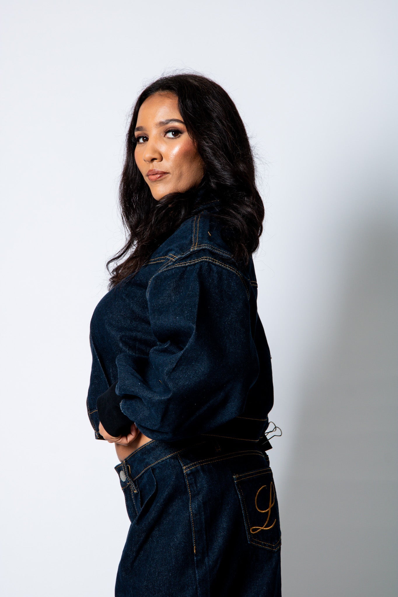 ALEX – Raw Indigo Boxy Zip - Through Denim Jacket - Liquor n Poker