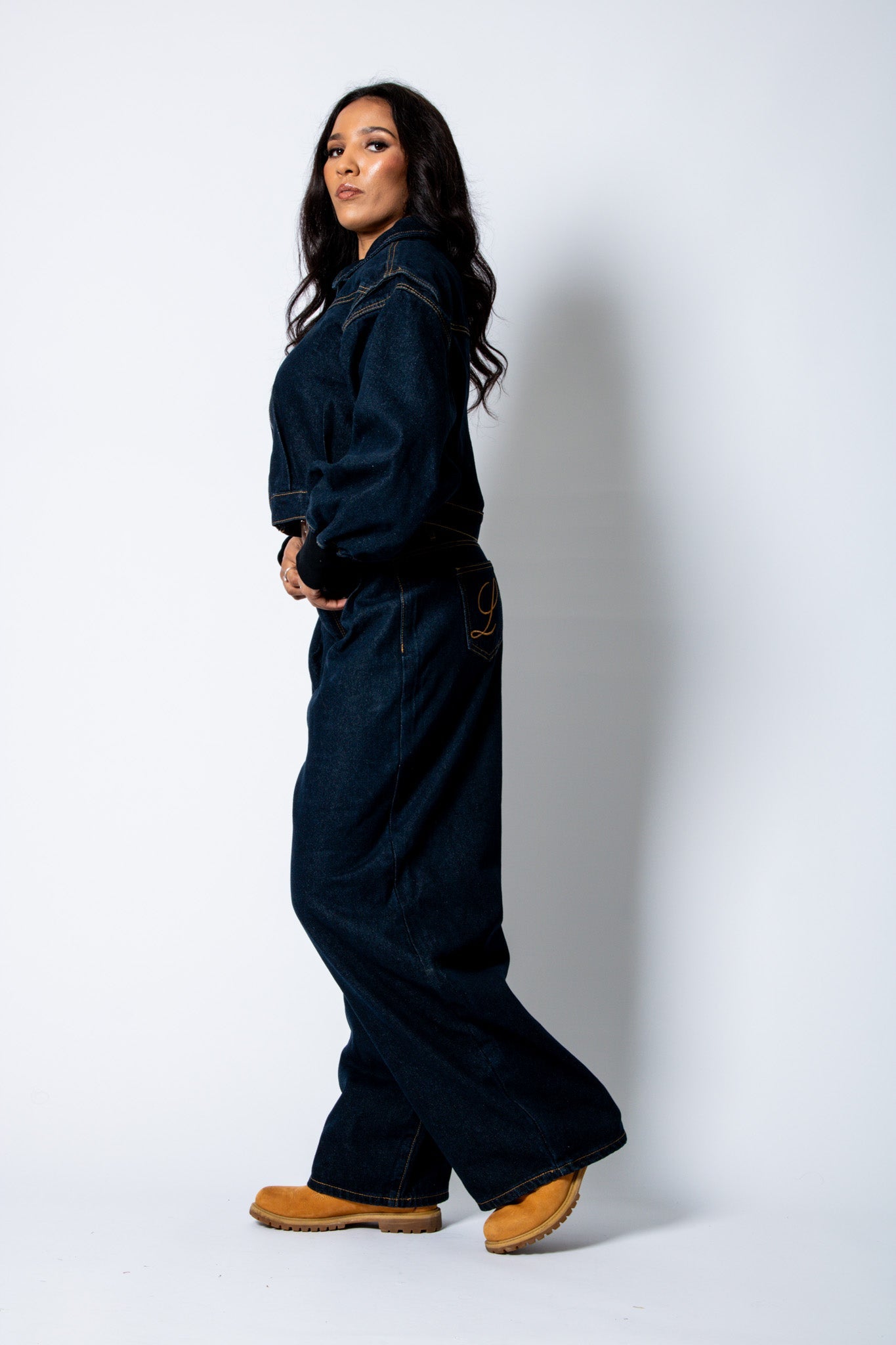 ALEX – Raw Indigo Boxy Zip - Through Denim Jacket - Liquor n Poker