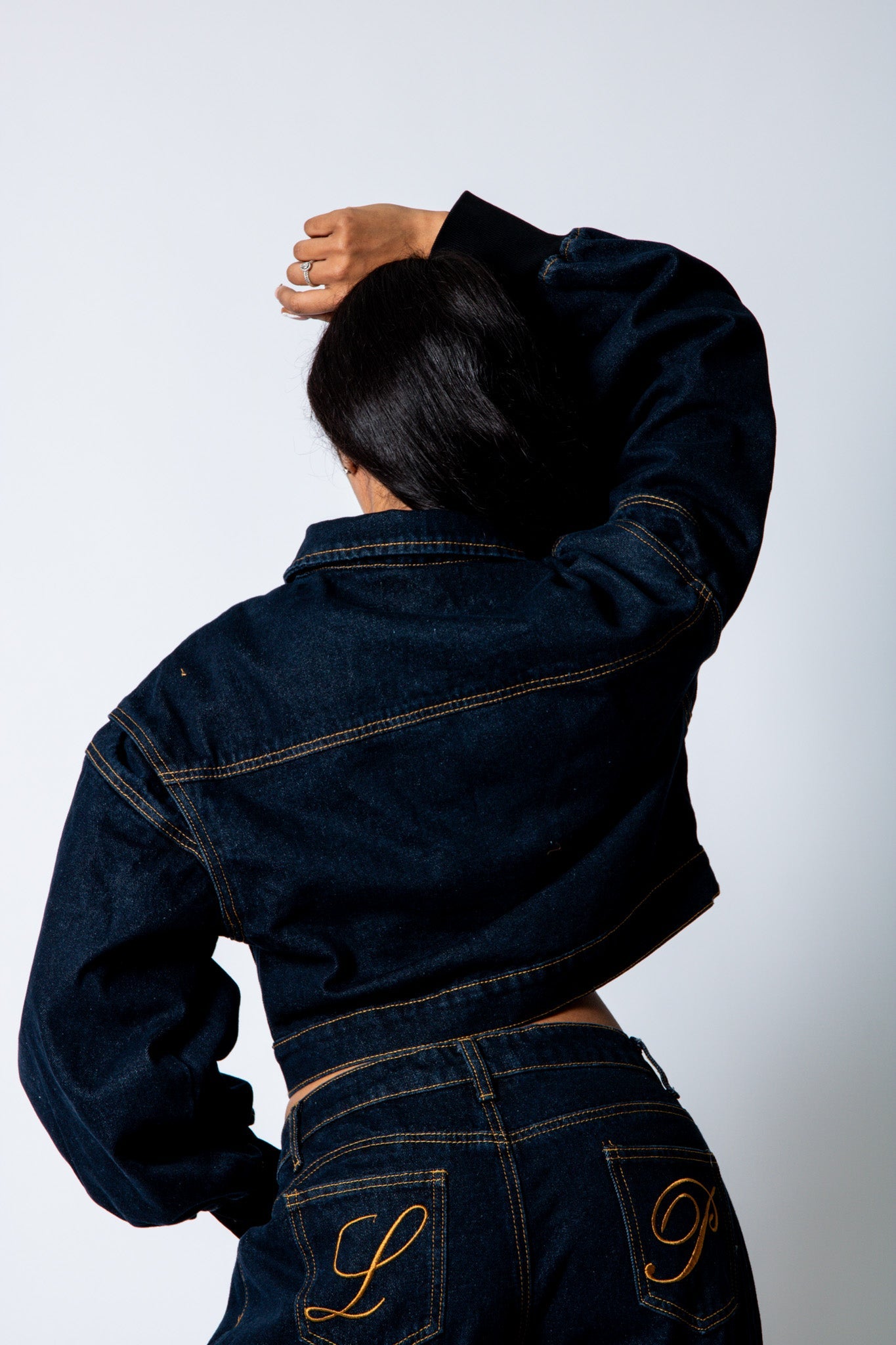 ALEX – Raw Indigo Boxy Zip - Through Denim Jacket - Liquor n Poker