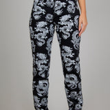 All - Over Dragon Print Straight Leg Jean - Liquor n Poker