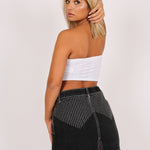 Baby One More Time Diamante Denim Skirt - Liquor n Poker