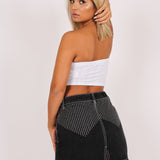 Baby One More Time Diamante Denim Skirt - Liquor n Poker