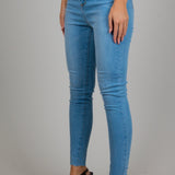 Back To Basics Skinny Jeans Made From Recycled Plastic Bottles And Organic Cotton Indigo - Liquor n Poker