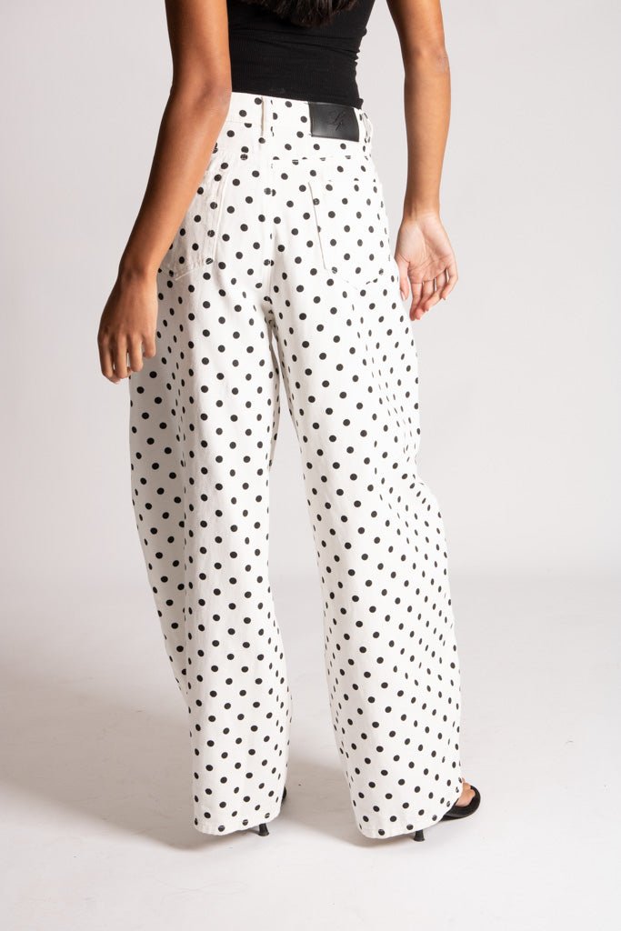 Baggy Polka Dot Balloon Jeans - Liquor n Poker