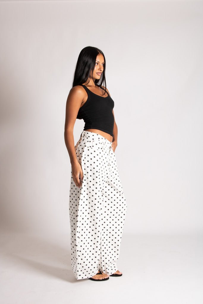 Baggy Polka Dot Balloon Jeans - Liquor n Poker