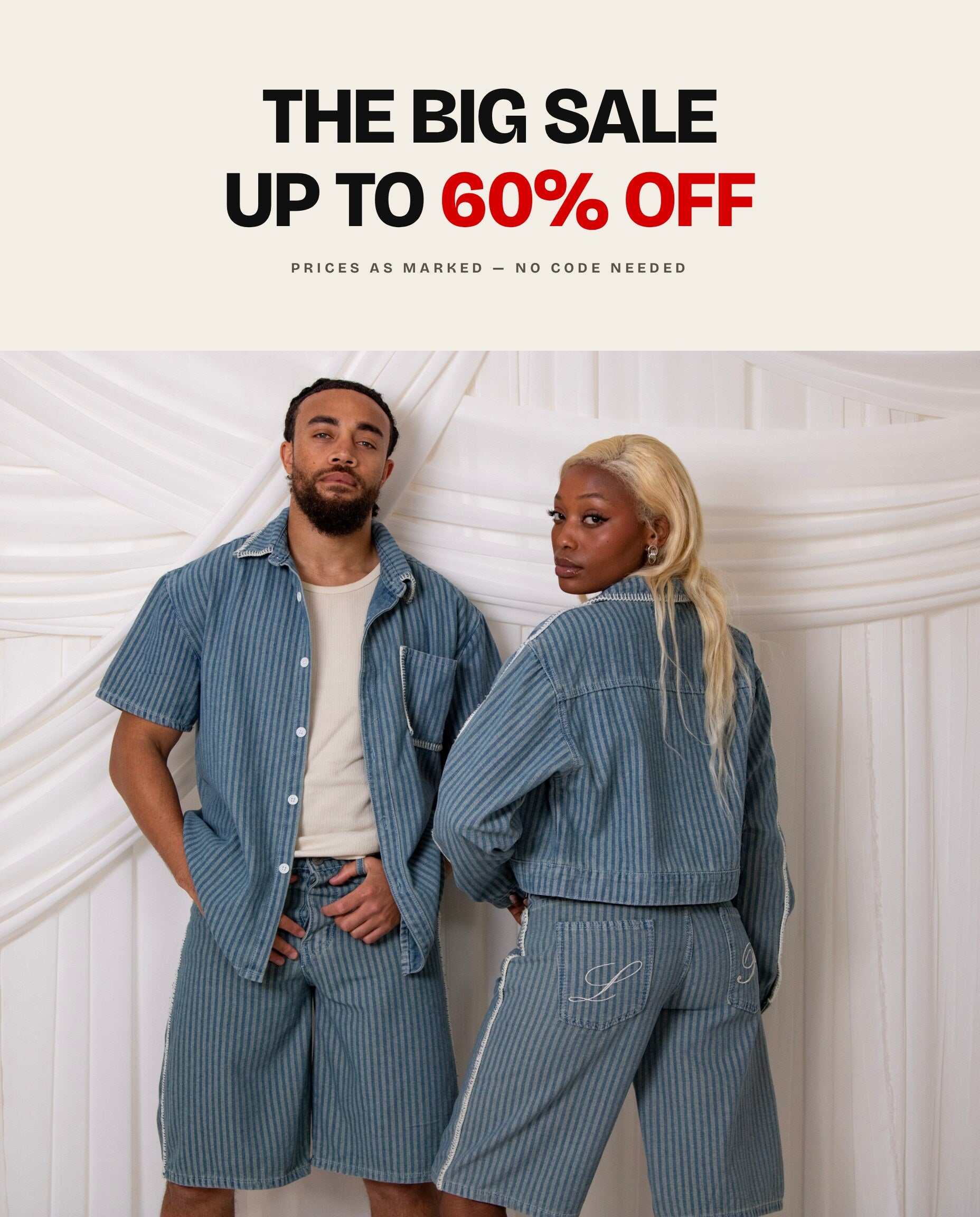 The Big Sale — up to 60% off