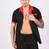 Black Embroidered Golf Club Shorts - Liquor n Poker