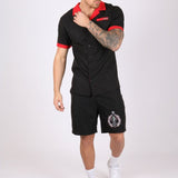 Black Embroidered Golf Club Shorts - Liquor n Poker