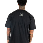 Black Eternal Paradise Graphic Printed T-Shirt - Liquor n Poker