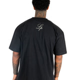 Black Eternal Paradise Graphic Printed T-Shirt - Liquor n Poker