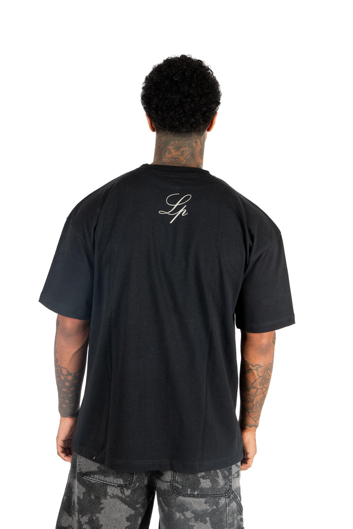 Black Eternal Paradise Graphic Printed T-Shirt - Liquor n Poker