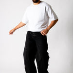 Black Fireman Clasp Baggy Jeans - Liquor n Poker