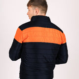Black & Orange Puffer Jacket - Liquor n Poker