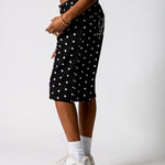 Black Polka Dot Denim Jorts - Liquor n Poker