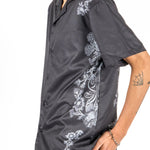 Black Royal Printed Shirt - Liquor n Poker