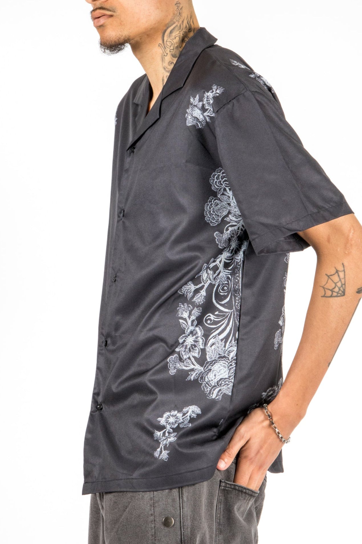 Black Royal Printed Shirt - Liquor n Poker