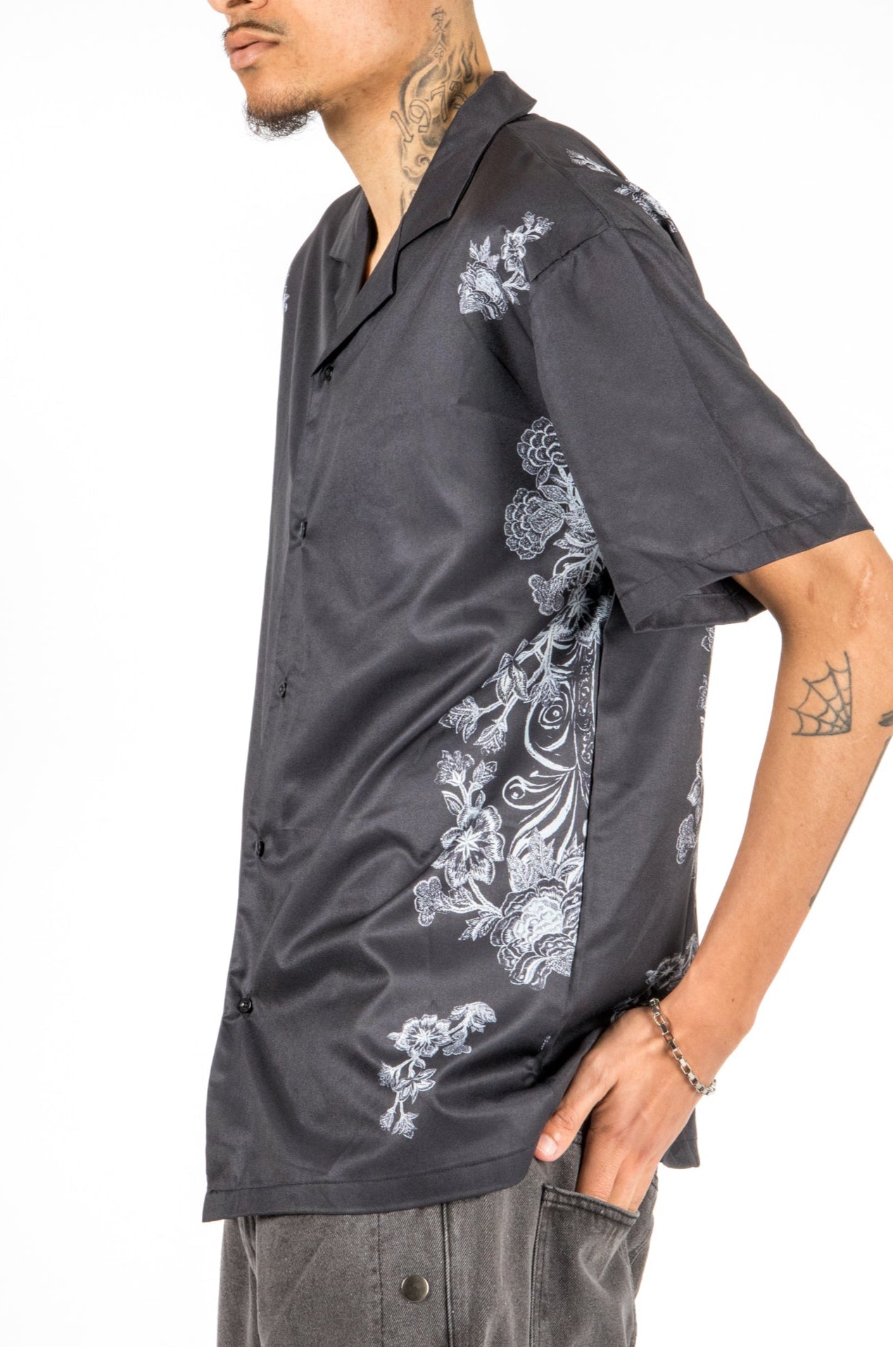 Black Royal Printed Shirt - Liquor n Poker