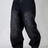 Black Snake Print Viper Baggy Jeans - Liquor n Poker
