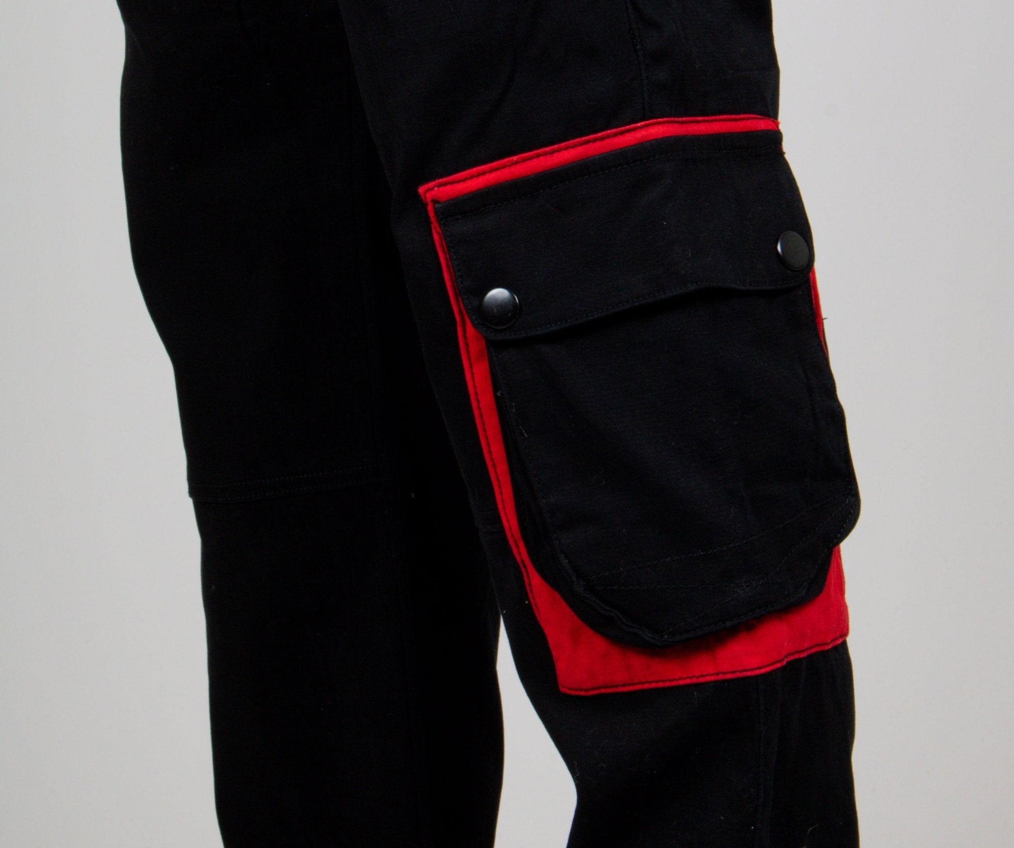 Black Tech Utility Straight Leg Cargos - Liquor n Poker