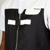 Black Utility Pocket Co - Ord Gilet - Liquor n Poker