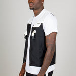 Black Utility Pocket Co - Ord Gilet - Liquor n Poker